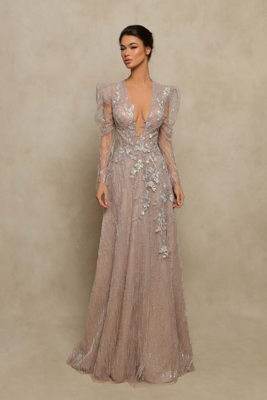 Tarik Ediz Nessa Gown - District 5 Boutique